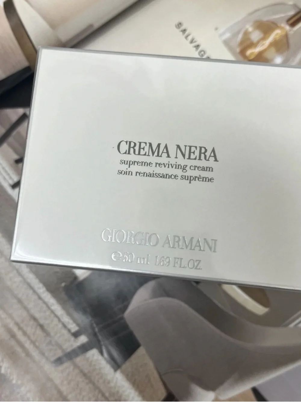 Giorgio Armani, Crema Nera Supreme Reviving Cream FULL SIZE.SEALED 1.69oz. Seal